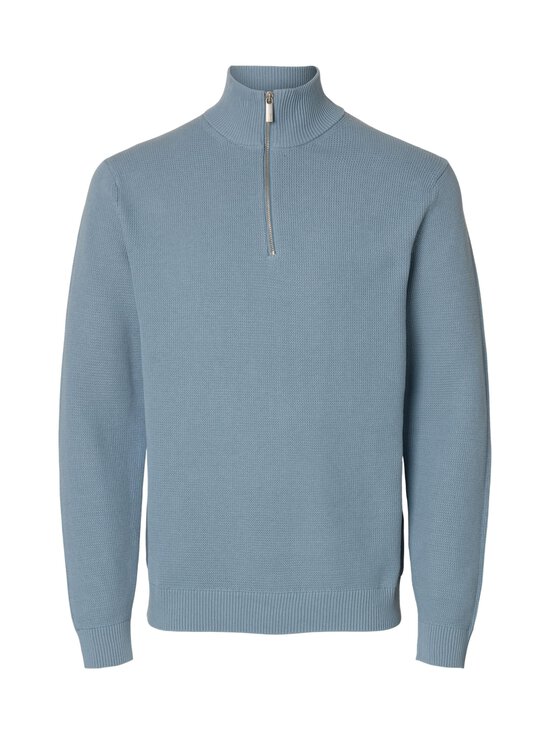 Selected - Kudum SlhDane Structure Half Zip - DUSTY BLUE | Stockmann - photo 1