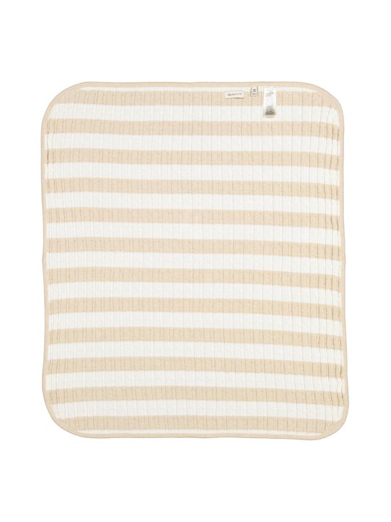 GANT - Puuvillainen palmikkoneuleviltti - 291 LIGHT BEIGE MELANGE - photo 2 GANT - Puuvillainen palmikkoneuleviltti - 291 LIGHT BEIGE MELANGE | Stockmann - photo 2