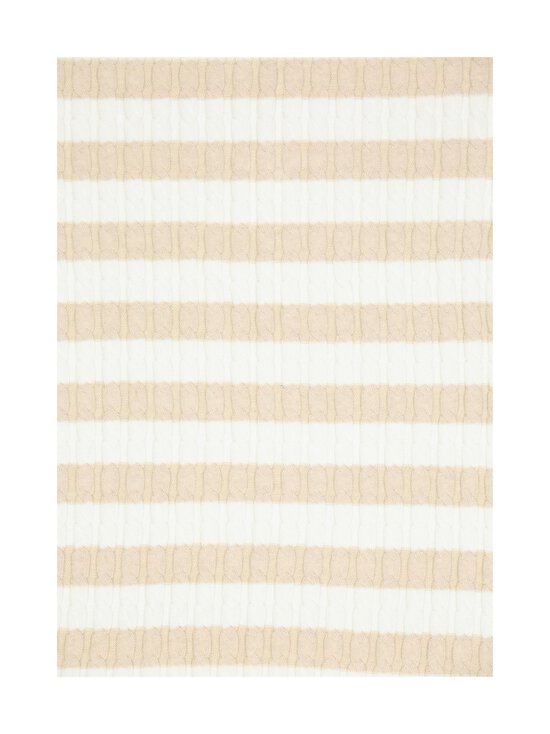GANT - Puuvillainen palmikkoneuleviltti - 291 LIGHT BEIGE MELANGE - photo 3 GANT - Puuvillainen palmikkoneuleviltti - 291 LIGHT BEIGE MELANGE | Stockmann - photo 3