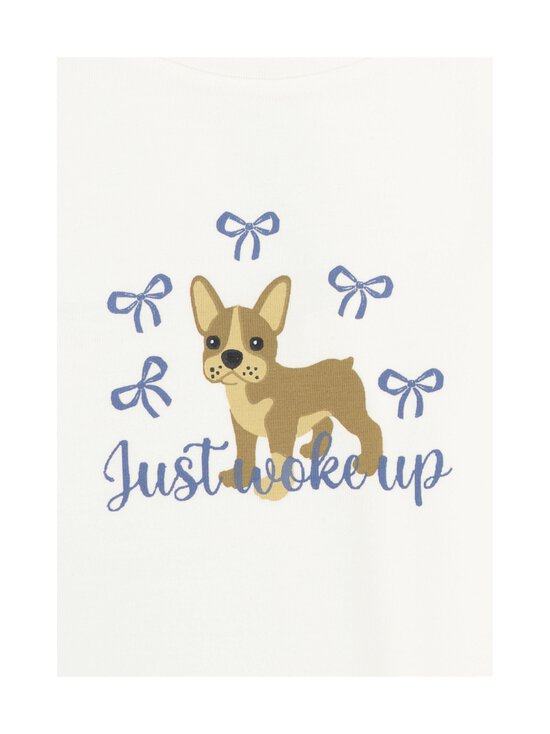 Lindex - Pidžamas komplekts t-krekls un pidžamas šorti - 300 OFF WHITE | Stockmann - photo 3