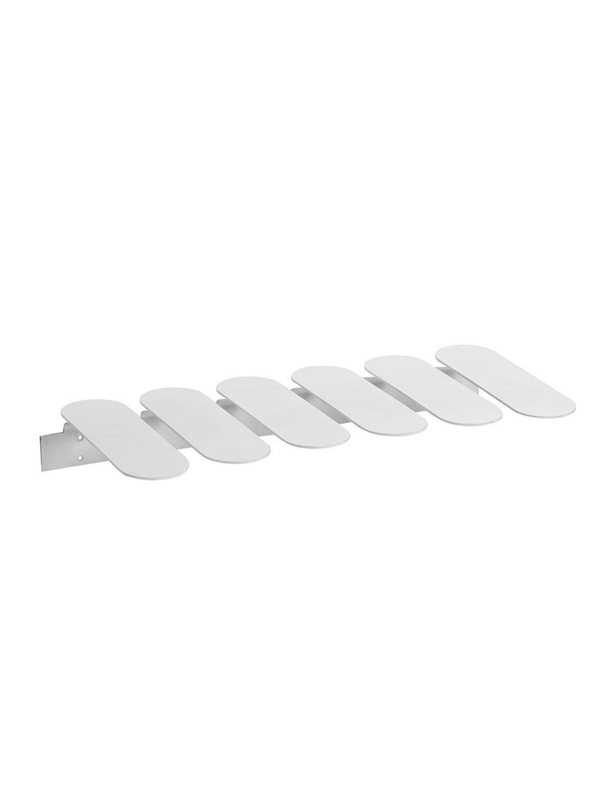 Step-kenkähylly valkoinen l 60 cm
