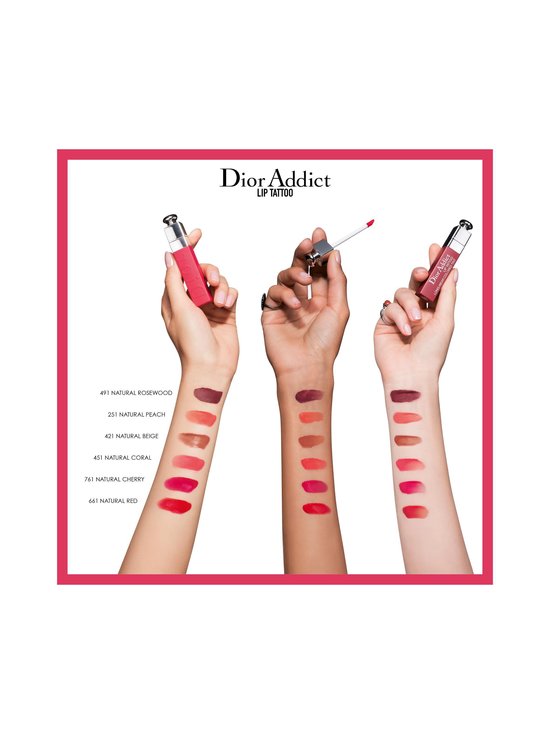 DIOR - Addict Lip Tattoo -huulipuna 6 ml - 451 NATURAL CORAL | Stockmann - photo 3