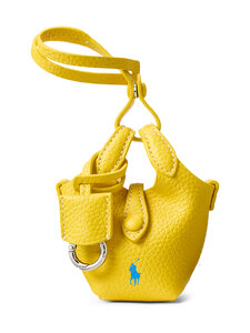 Polo Ralph Lauren - Ply Bag Charm Medium -laukkukoru - 002 CANARY YELLOW | Stockmann