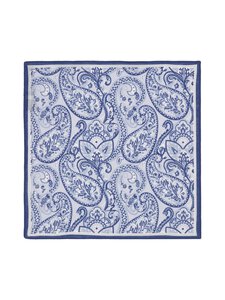 Stockholm Kravatt - Linasest taskurätik Paisley - 4 BLUE | Stockmann