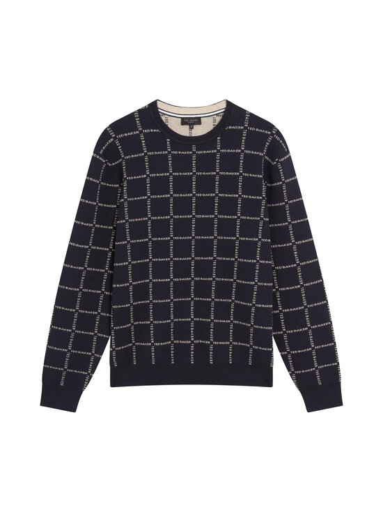 Ted Baker London - Särk Hysand Branded Check Crew Neck - NAVY - photo 1 Ted Baker London - Särk Hysand Branded Check Crew Neck - NAVY | Stockmann - photo 1