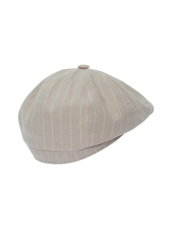 CONSTRUE - Marlo Striped Flat Cap -lakki - N1 BEIGE | Stockmann - photo 2