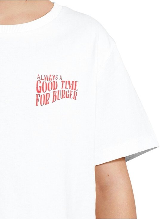 Name It - NkmDuster Nreg T-krekls - BRIGHT WHITE PRINT:BURGER - photo 4 Name It - NkmDuster Nreg T-krekls - BRIGHT WHITE PRINT:BURGER | Stockmann - photo 4