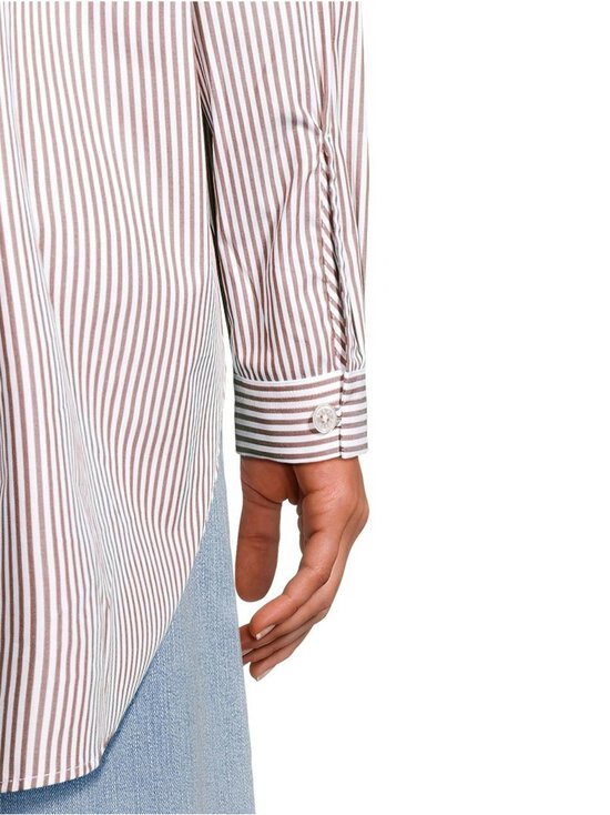 Rue de Tokyo - Pluus Shelby - BROWN STRIPE - photo 6 Rue de Tokyo - Pluus Shelby - BROWN STRIPE | Stockmann - photo 6