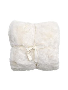Villa Stockmann - Magi mākslīgās kažokādas pleds 130 x 170 cm - SOFT WHITE | Stockmann