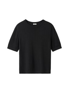Almada Label - Kootud T-särk Paloma - BLACK | Stockmann