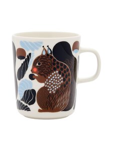 Marimekko - Kurre krūze 2,5 dl - WHITE, BROWN, BLACK, LT.BLUE | Stockmann