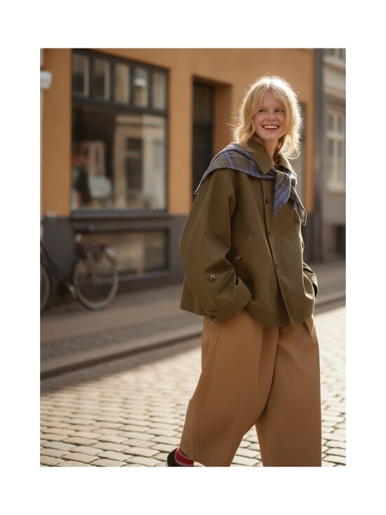 Damson Madder - Jerry Crop -kääntötakki - OLIVE | Stockmann - photo 9