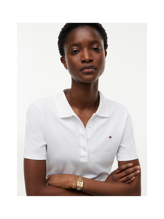 Tommy Hilfiger - Slim-pikeepaita - YCF TH OPTIC WHITE | Stockmann - photo 5