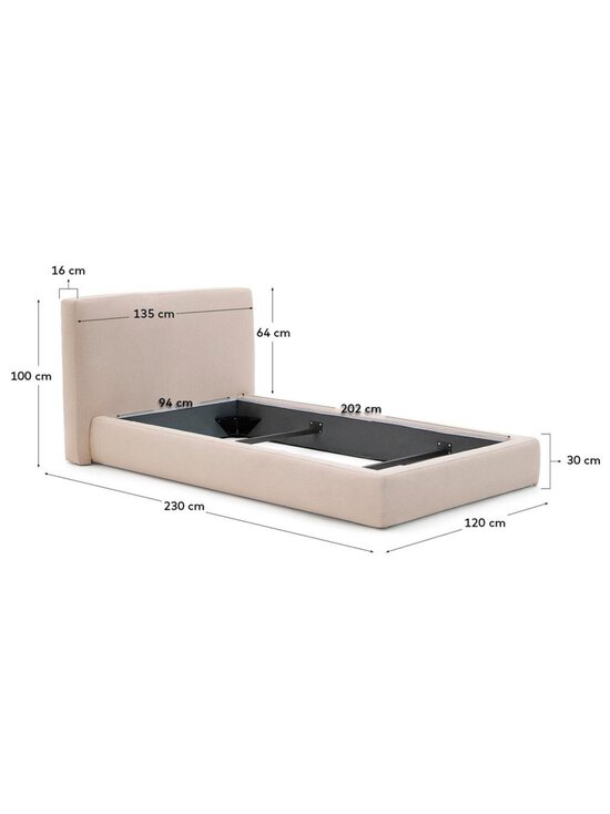 Kave Home - Blok-sänkyrunko - BEIGE - photo 9 Kave Home - Blok-sänkyrunko - BEIGE | Stockmann - photo 9