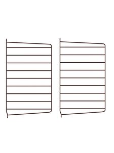 String - String System -seinäsivupaneelit tummanruskea 50 x 30 cm - BROWN | Stockmann