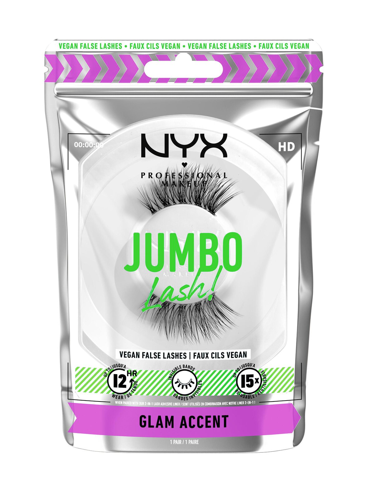 NYX Professional Makeup Jumbo lash! vegan false lashes -irtoripset