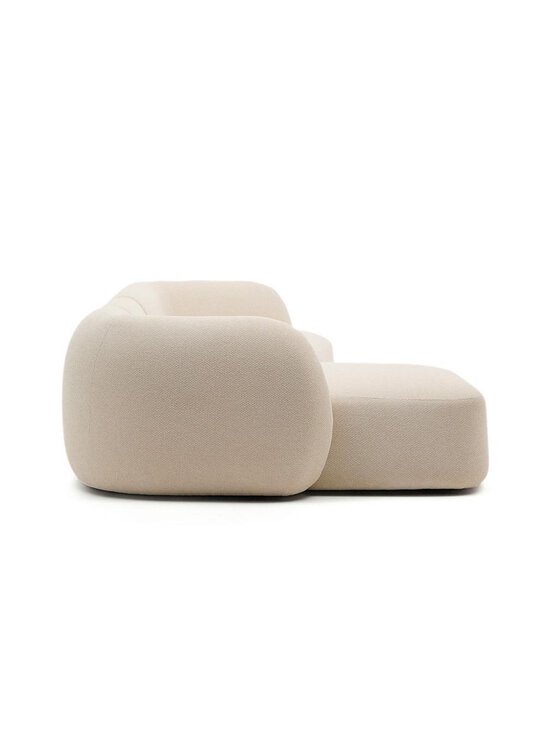 Kave Home - Martina-divaanisohva Nordic-kangas valkoinen L 377 cm / vasen - WHITE | Stockmann - photo 2