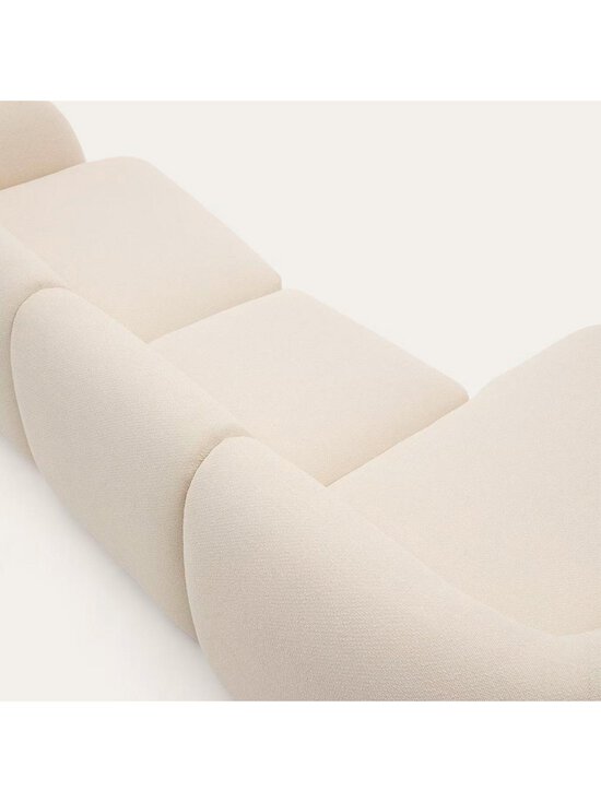 Kave Home - Martina-divaanisohva Nordic-kangas valkoinen L 377 cm / vasen - WHITE | Stockmann - photo 4