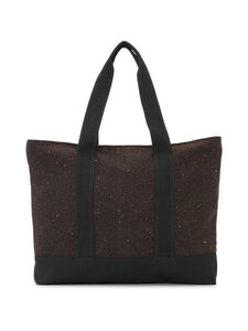 Les Deux - Herringbone Tote -laukku - 867 MOLÉ BROWN | Stockmann