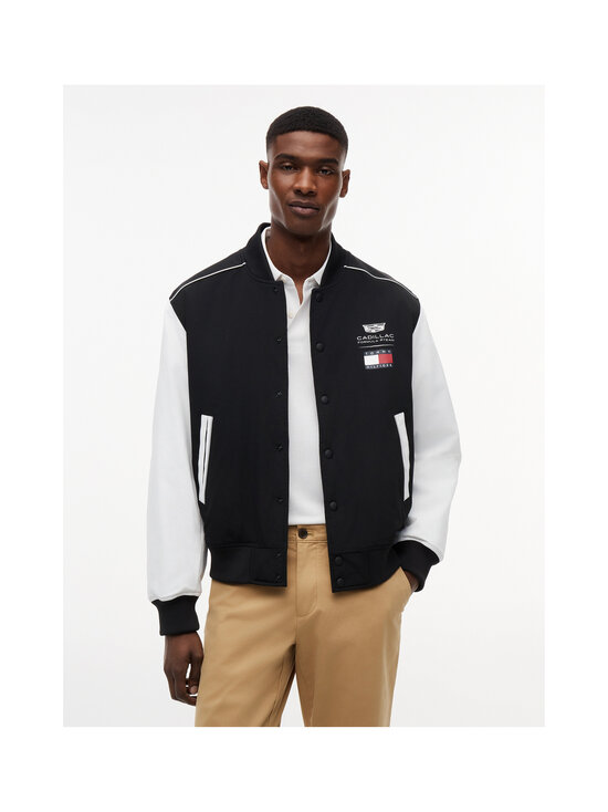 Tommy Hilfiger - TH x CF1 Script Varsity -takki - BDS BLACK / WHITE | Stockmann - photo 2