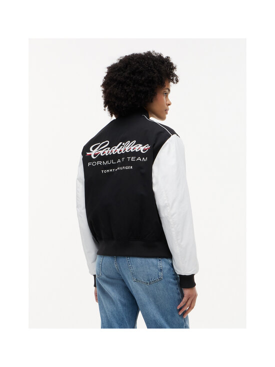 Tommy Hilfiger - TH x CF1 Script Varsity -takki - BDS BLACK / WHITE | Stockmann - photo 5