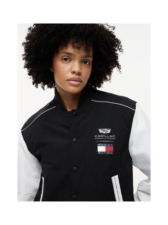 Tommy Hilfiger - TH x CF1 Script Varsity -takki - BDS BLACK / WHITE | Stockmann - photo 9