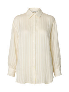 Selected - Särkpluus SlfToran Oversized - EGRET STRIPES:STRIPES | Stockmann
