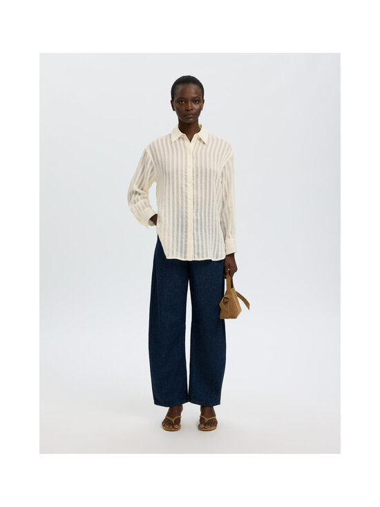 Selected - Särkpluus SlfToran Oversized - EGRET STRIPES:STRIPES | Stockmann - photo 2