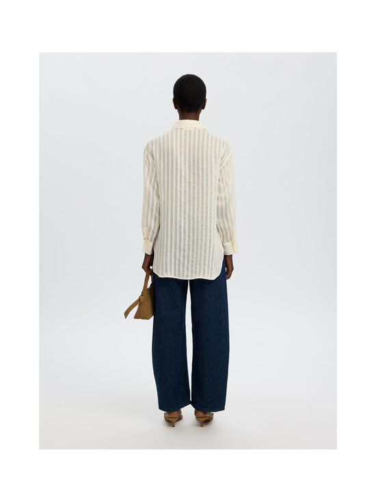 Selected - Särkpluus SlfToran Oversized - EGRET STRIPES:STRIPES | Stockmann - photo 3