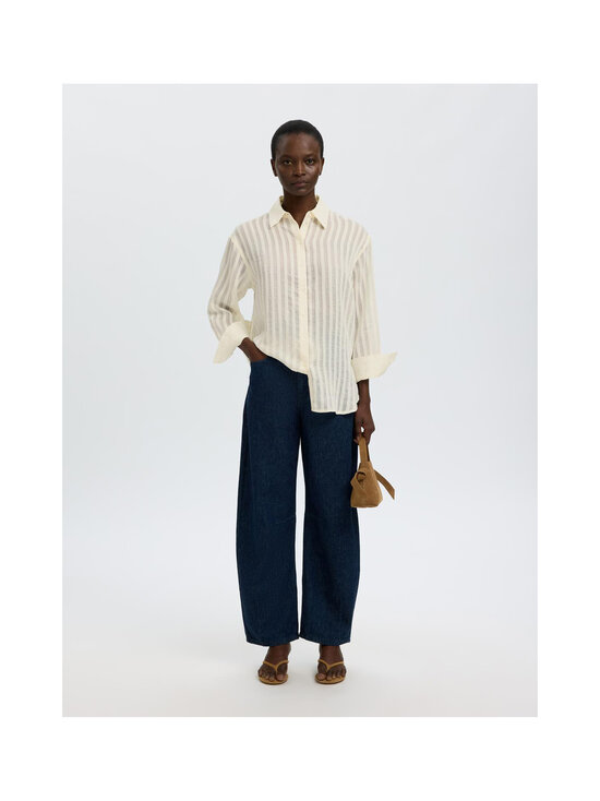 Selected - Särkpluus SlfToran Oversized - EGRET STRIPES:STRIPES | Stockmann - photo 5