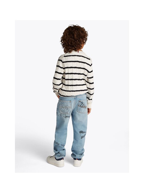 Tommy Hilfiger - Crew Neck Cable adīts džemperis - 0K6 IVORY PETAL DARK NIGHT NAVY STRIPE - photo 4 Tommy Hilfiger - Crew Neck Cable adīts džemperis - 0K6 IVORY PETAL DARK NIGHT NAVY STRIPE | Stockmann - photo 4