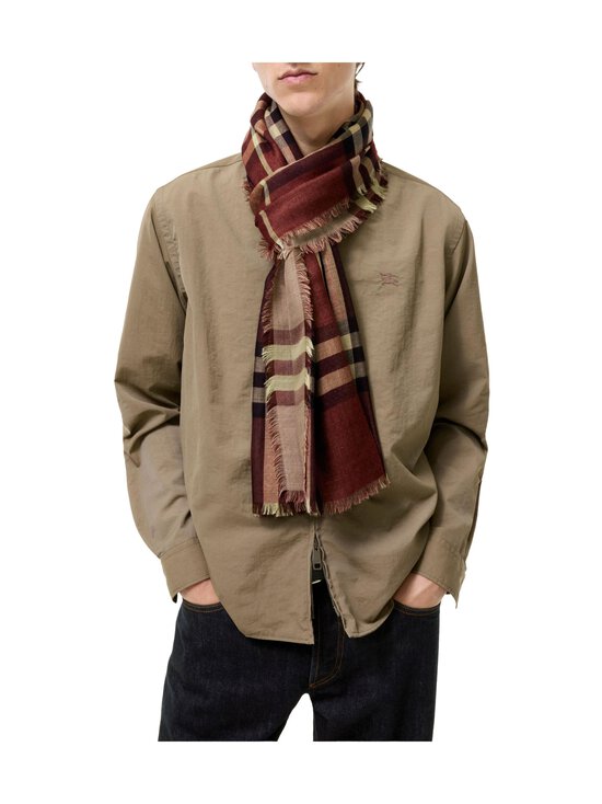Burberry - Medium Check - villa-silkkihuivi - C5726 VINEYARD RED CHECK | Stockmann - photo 5