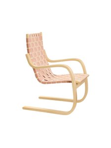 Artek - Nojatuoli 406 - BEIGE,KOIVU,PUNAINEN | Stockmann