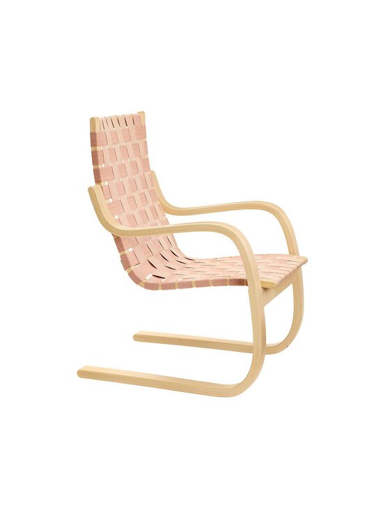 Artek - Nojatuoli 406 luonnonvärinen/punainen satulavyö K 87 cm - BEIGE | Stockmann - photo 1