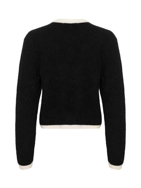 Gestuz - GZalpha adīta vilnas jaka - 140 BLACK/IVORY COMB | Stockmann - photo 2