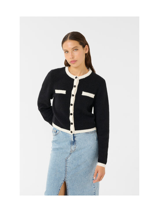 Gestuz - GZalpha adīta vilnas jaka - 140 BLACK/IVORY COMB | Stockmann - photo 6