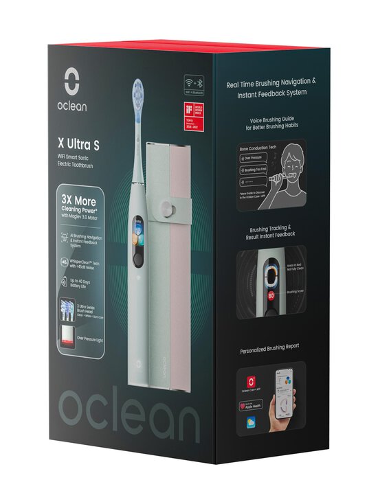 Oclean - X Ultra Set -sähköhammasharja - GREEN - photo 10 Oclean - X Ultra Set -sähköhammasharja - GREEN | Stockmann - photo 10