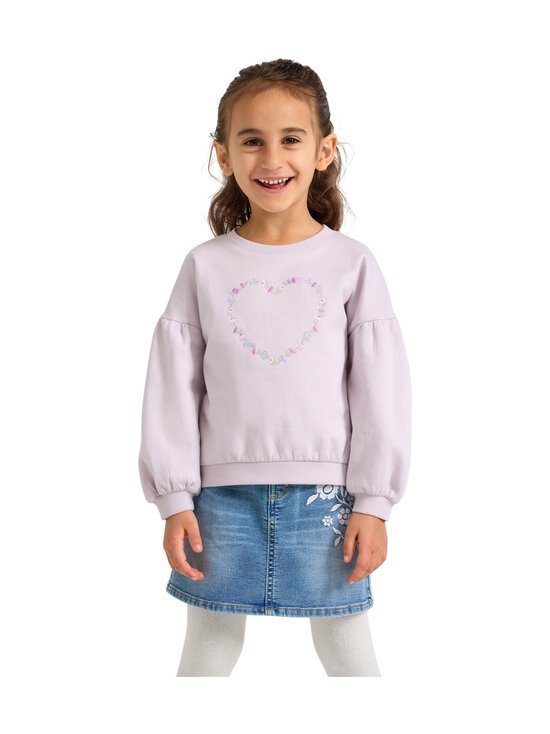 Lindex - Cropped Embroidery džemperis - 9959 LIGHT DUSTY LILAC | Stockmann - photo 3