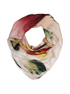 A+more - Assi zīda šalle 100 x 100 cm - WHITE/MULTICOLOR 1 | Stockmann