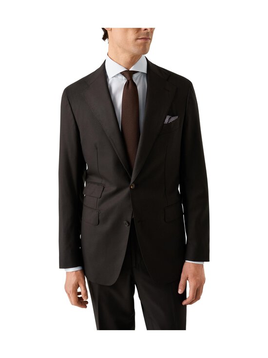 Eton - Slim Fit Semi-Solid Extreme Cut Away Collar krekls ar apkakli - WHITE | Stockmann - photo 10