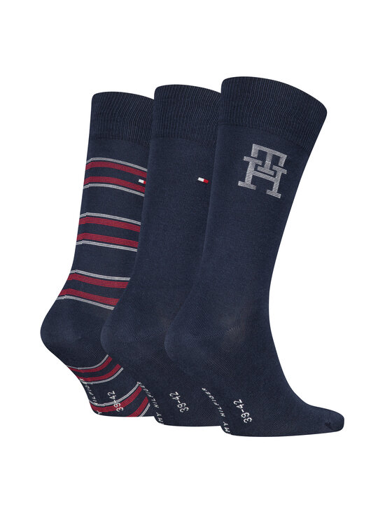 Tommy Hilfiger - Sokid Monogram Stripe, 3 paari - 001 NAVY | Stockmann - photo 2