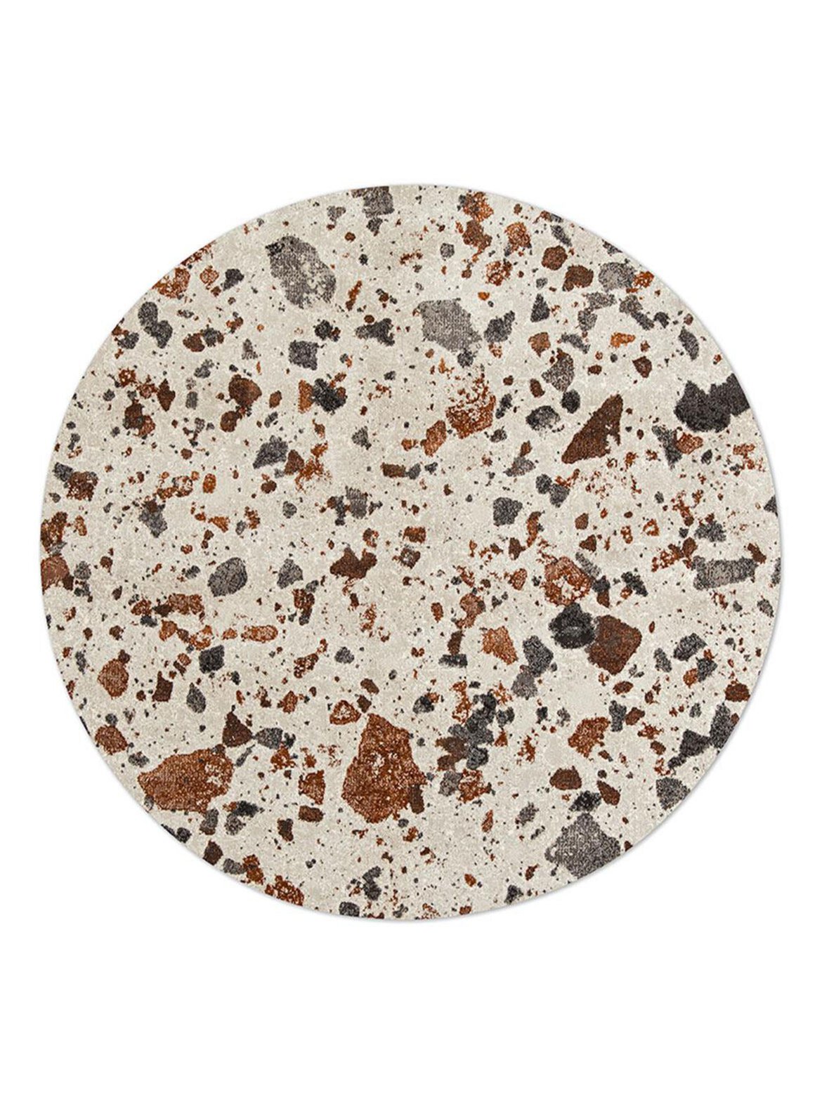 Terrazzo-matto monivärinen ø 240 cm