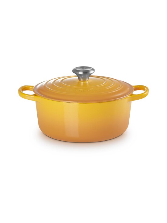 Le Creuset – Signature-valurautapata, 4,2 l, keltainen