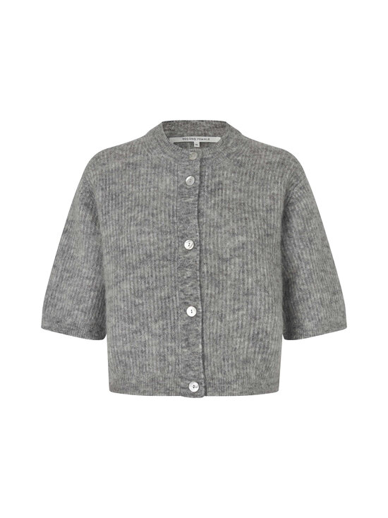 SECOND FEMALE - Soonik kardigan Andrea - 7002 GREY MELANGE | Stockmann - photo 1