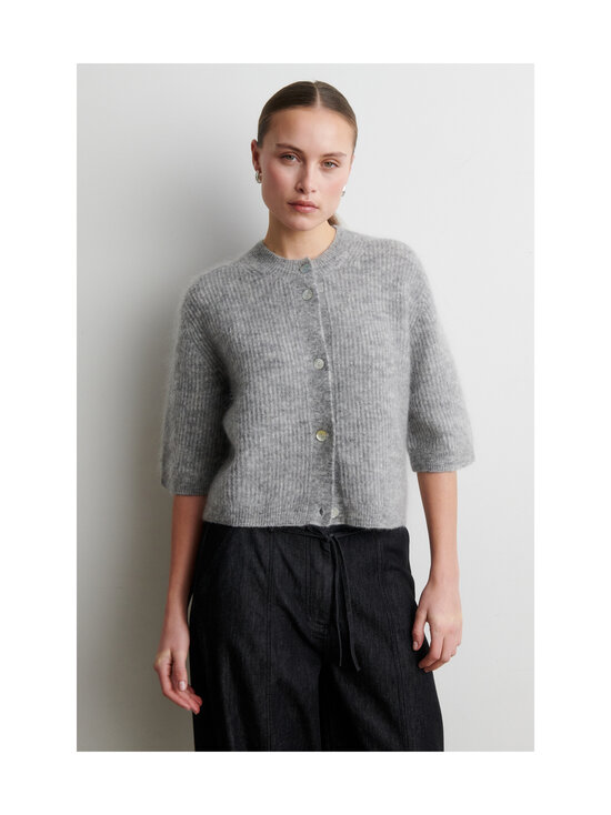 SECOND FEMALE - Soonik kardigan Andrea - 7002 GREY MELANGE | Stockmann - photo 4