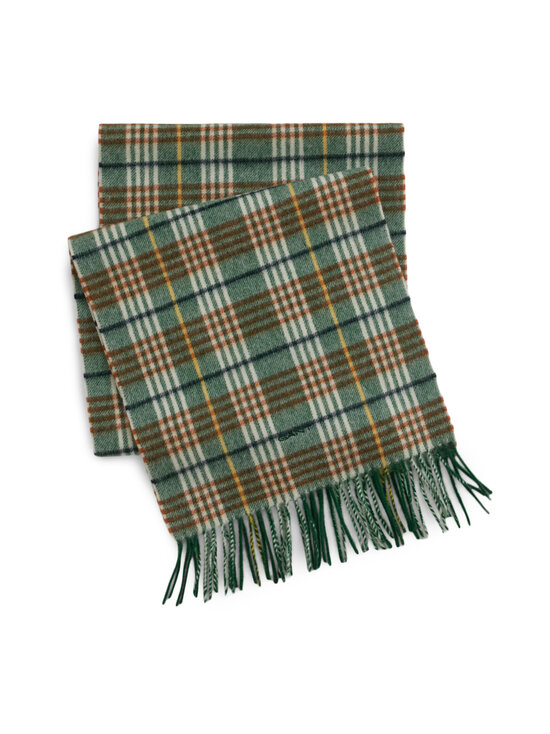 GANT - Ruudullinen merinovillahuivi - 366 GRASS GREEN | Stockmann - photo 1