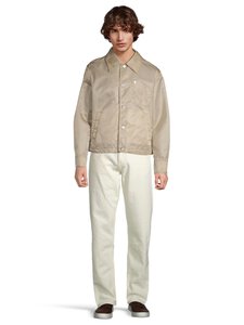 Ami - Buttoned Jacket With Ami De Coeur -takki - BEIGE TAUPE | Stockmann