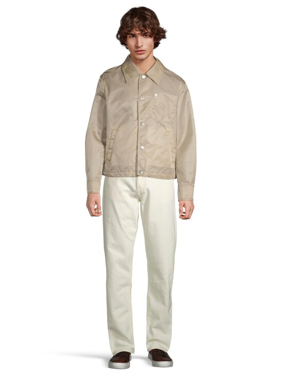 Ami - Buttoned Jacket With Ami De Coeur -takki - BEIGE TAUPE | Stockmann - photo 1