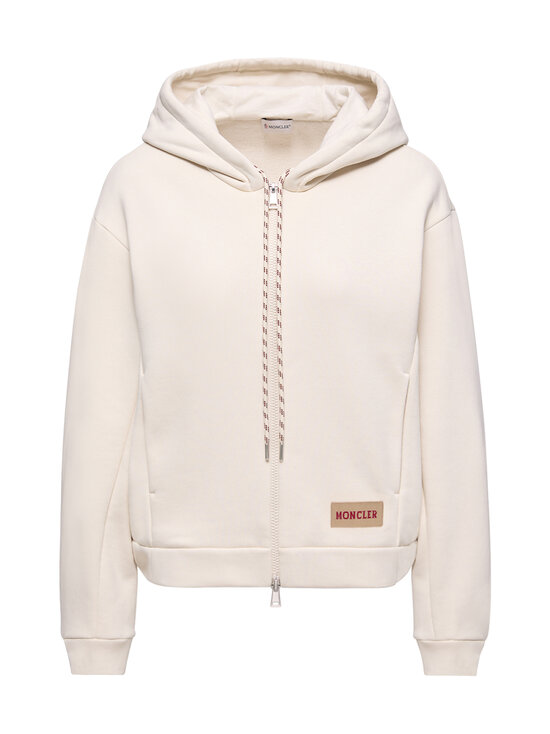 Moncler - Zip Up Logo -hupparitakki - 052 WHITE | Stockmann - photo 1