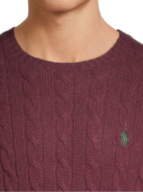 Polo Ralph Lauren - Palmikkoneule - AGED WINE HEATHER - photo 4 Polo Ralph Lauren - Palmikkoneule - AGED WINE HEATHER | Stockmann - photo 4